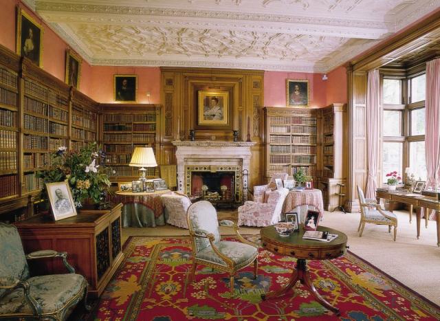 Holker Hall library