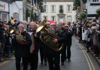Christmas Fair 2017, Brass Band in Main Street, Saturday parade