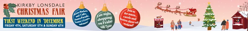 Kirkby Lonsdale Christmas Fair 2026, 4th to 6th December